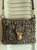 Camo Front Pocket Crocheted Purse