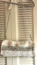 Spring Barrel Crocheted Purse