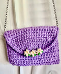 Lilac Evening Crocheted Purse
