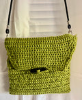 Olive Green Crocheted Purse