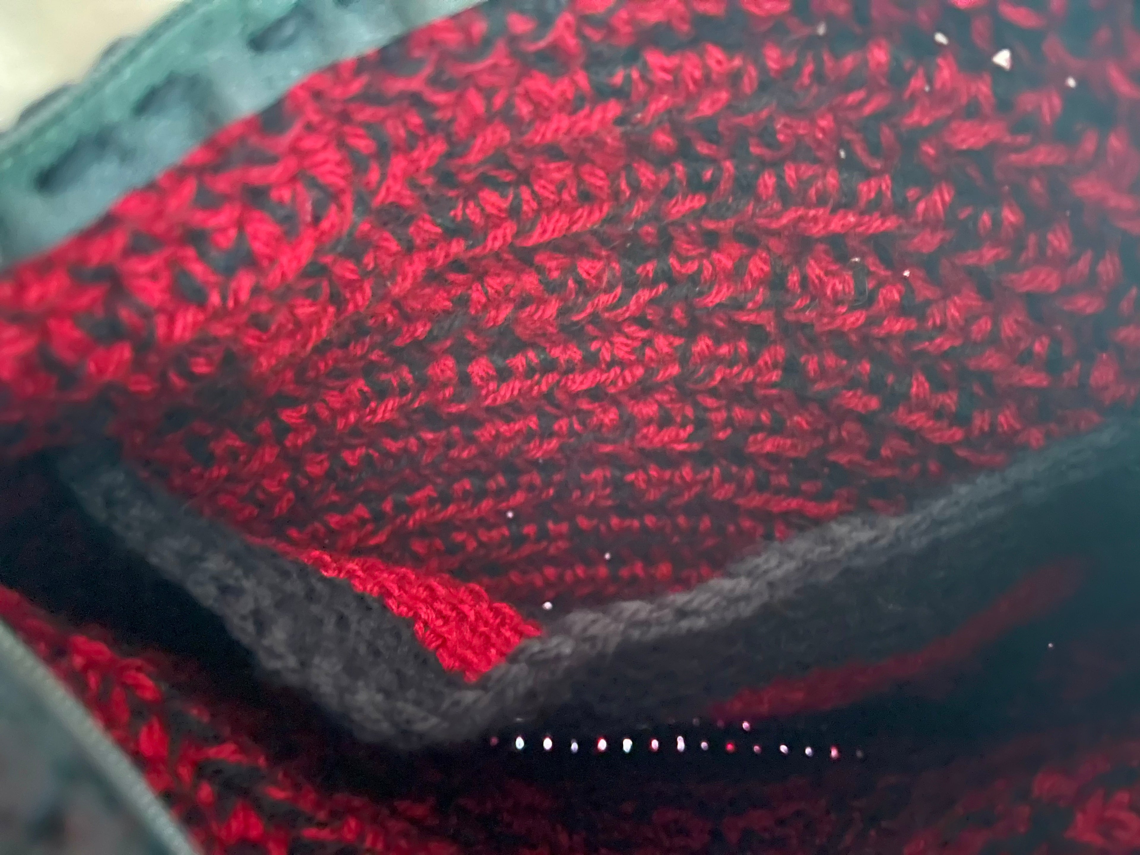 Red/Black Ladybug Crocheted Purse