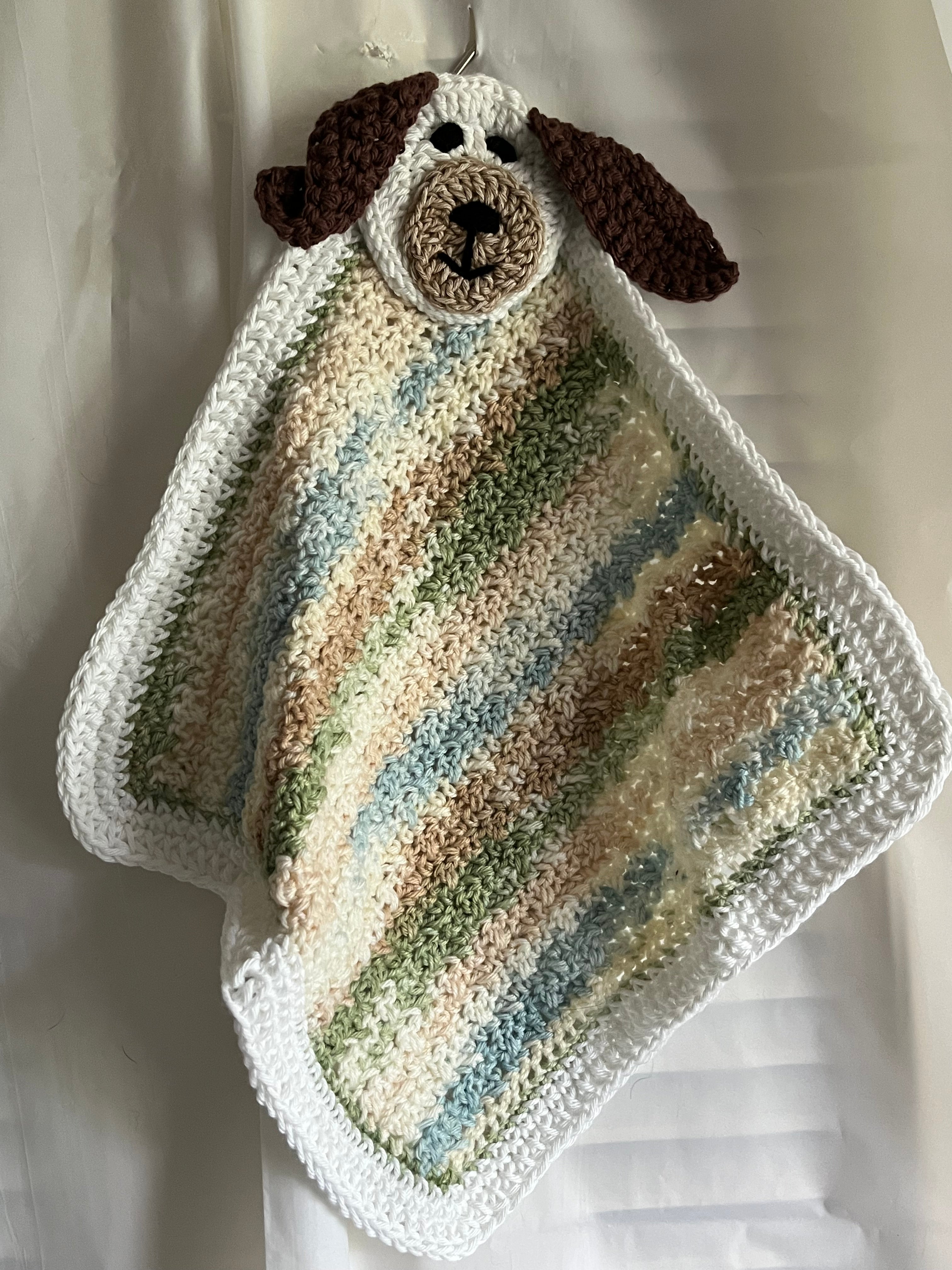 Glo Blanket Buddy/ jumping juniper/ brown dog 1
