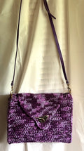 Purple Variegated Crocheted purse