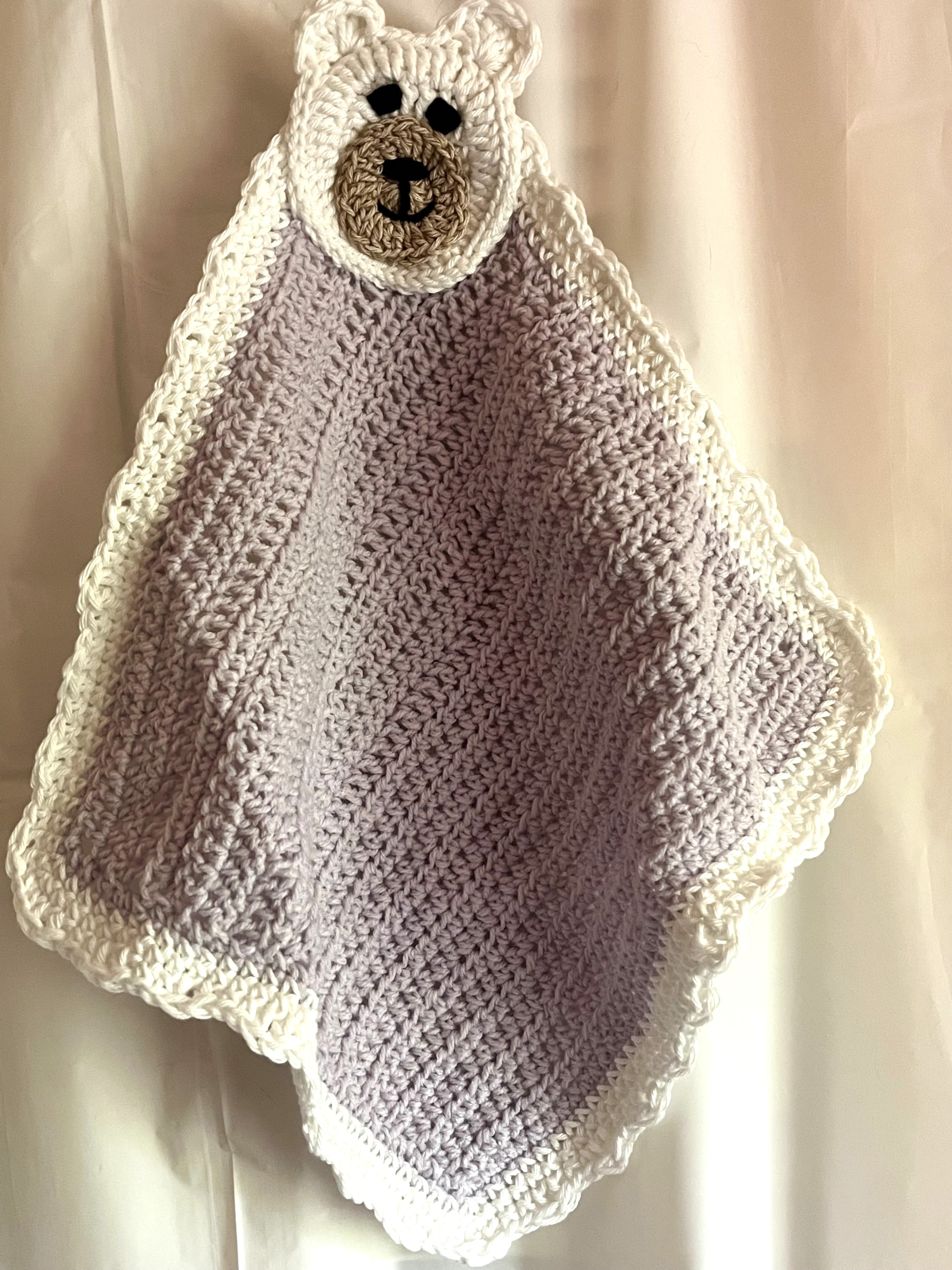 Glo Blanket Buddy/ Lilac Bear 1