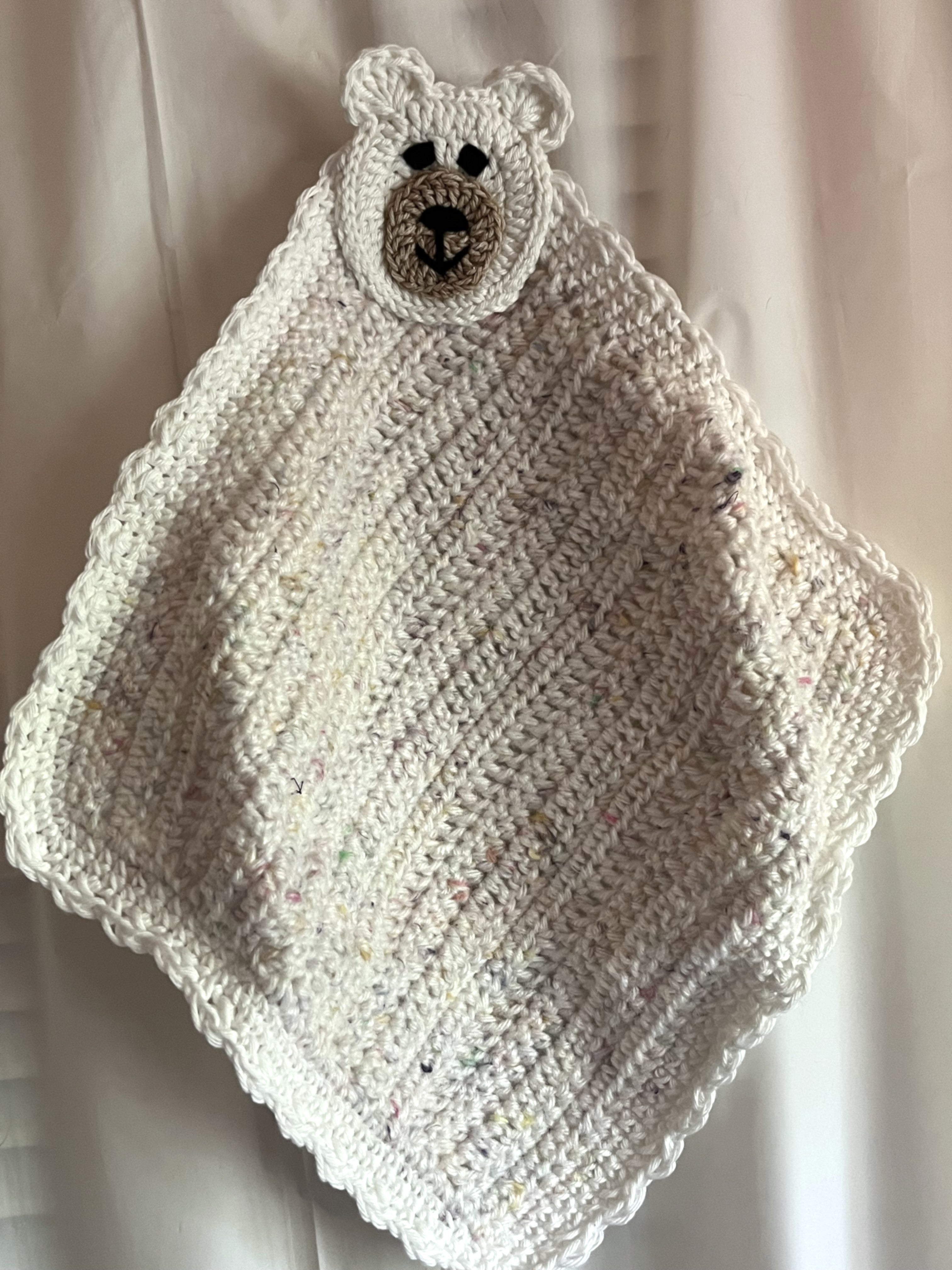 Glo Blanket Buddy / Cream Speckled Bear 1