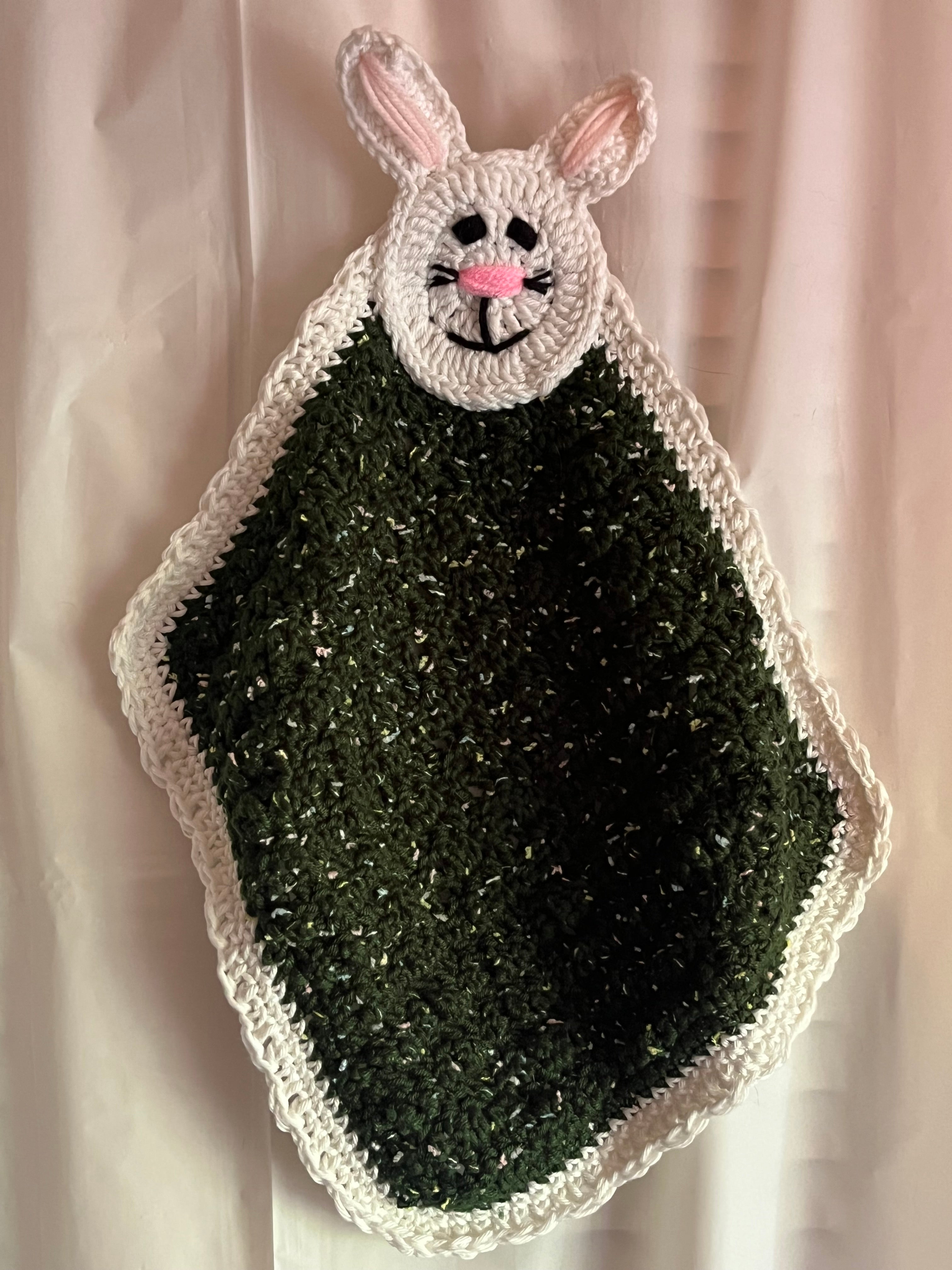 Glo Blanket Buddy/ Hunter Green Bunny 1