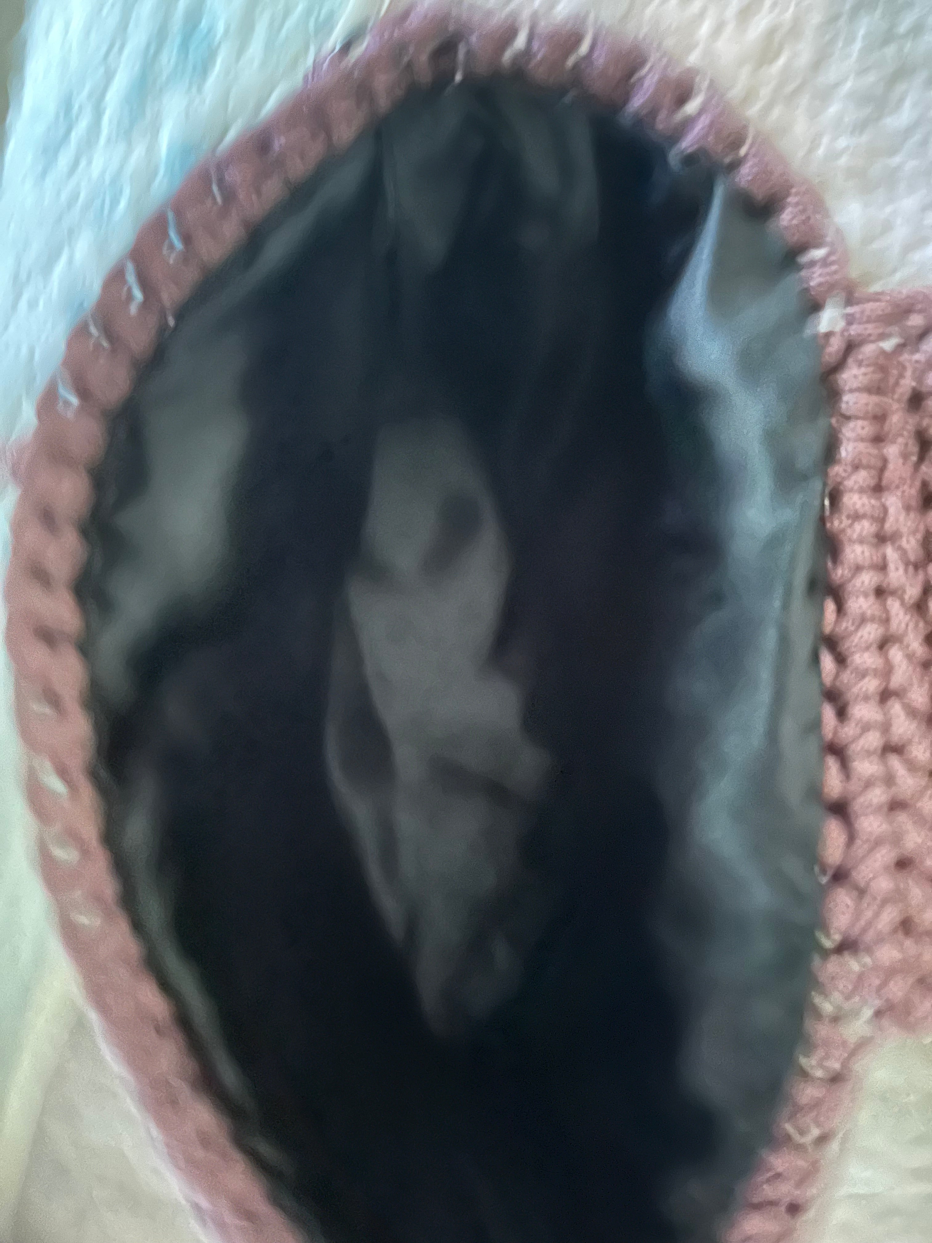 Crocheted Purse/ Dark Wine