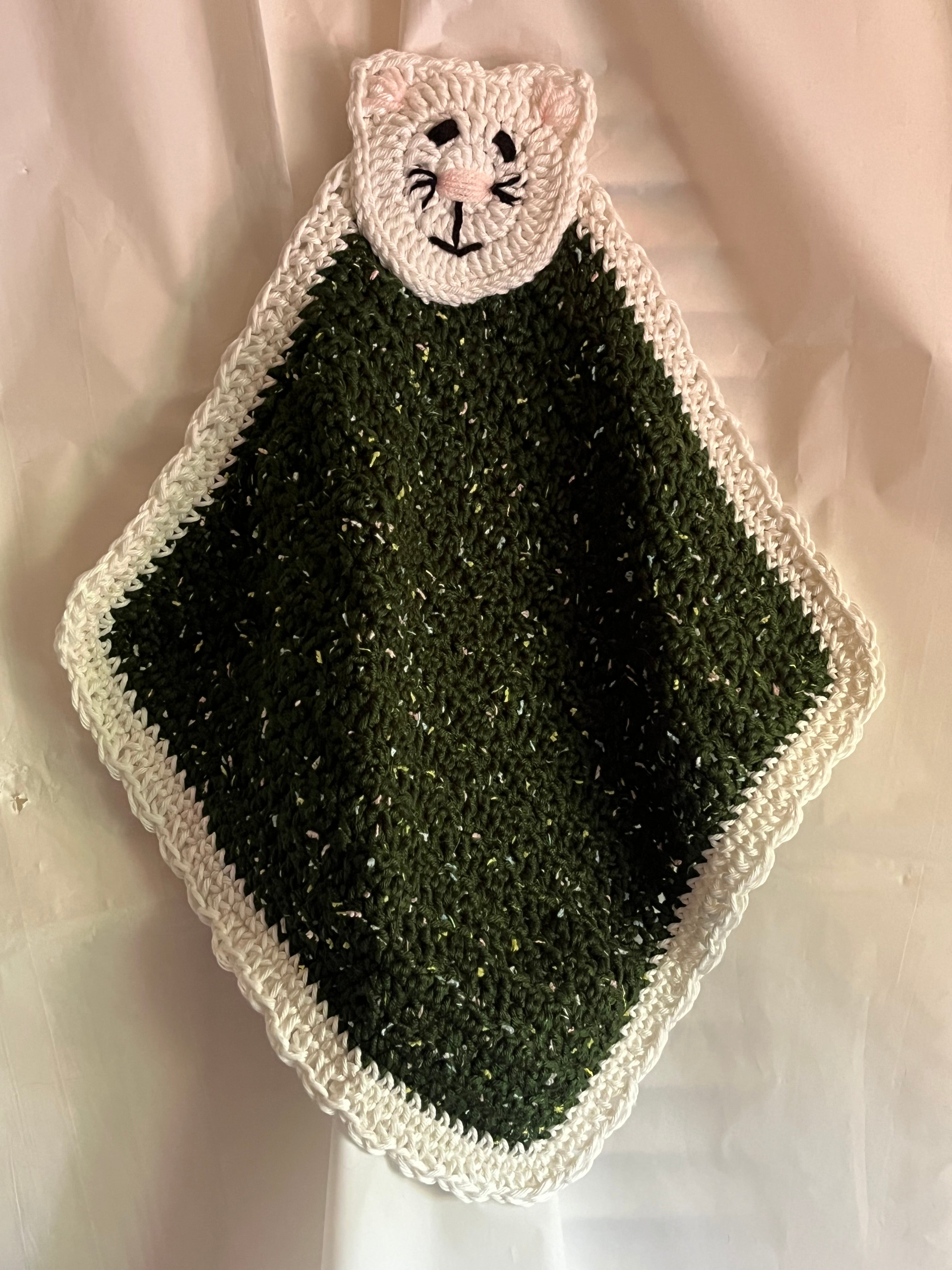 Glo Blanket Buddy/ Hunter Green Cat 2