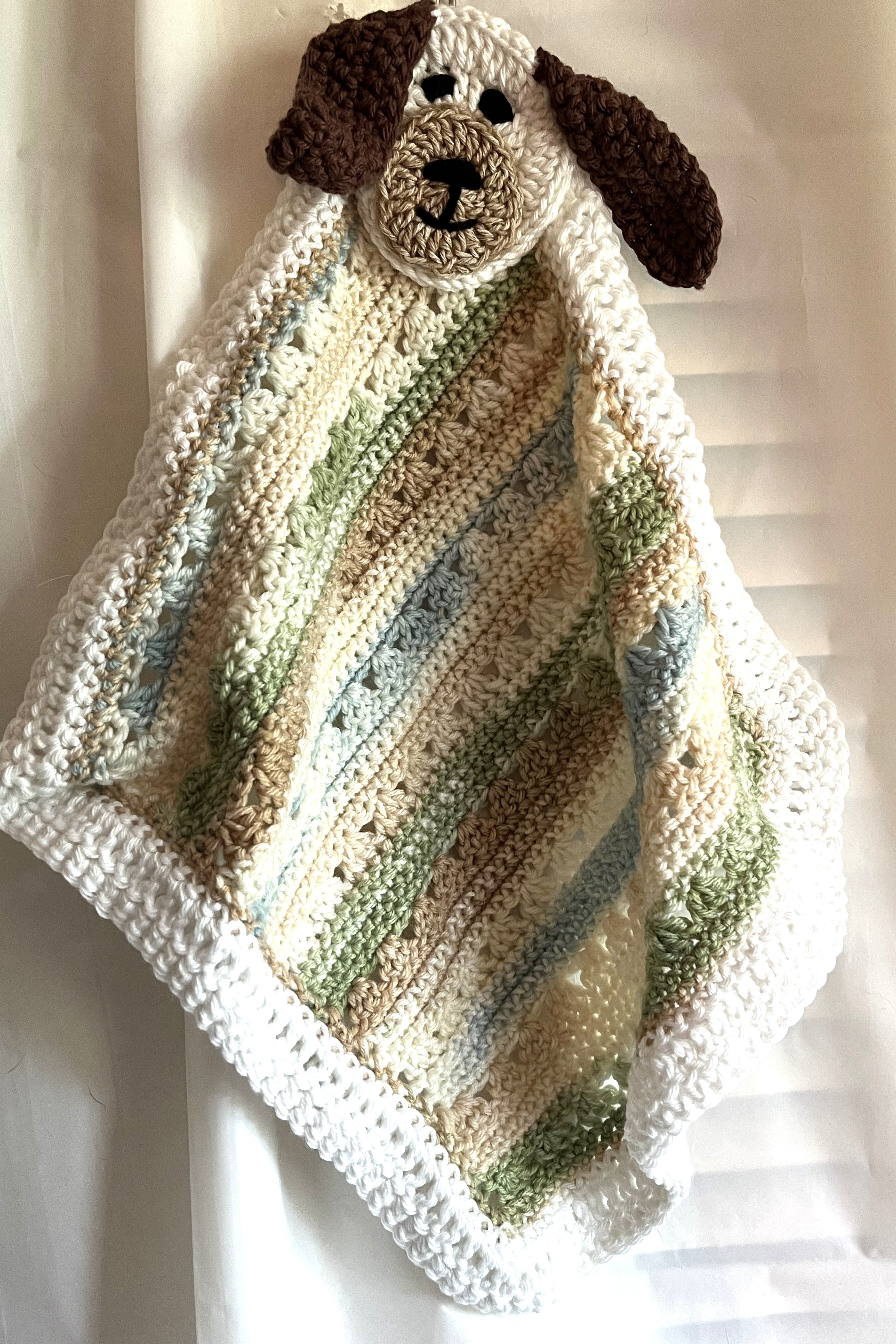 Glo Blanket Buddy/ jumping juniper/ brown dog 3